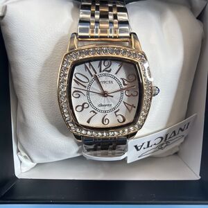 693564- Invicta Wildflower Women's Watch 31mm Rose Gold & Silver W/Pave Crystals